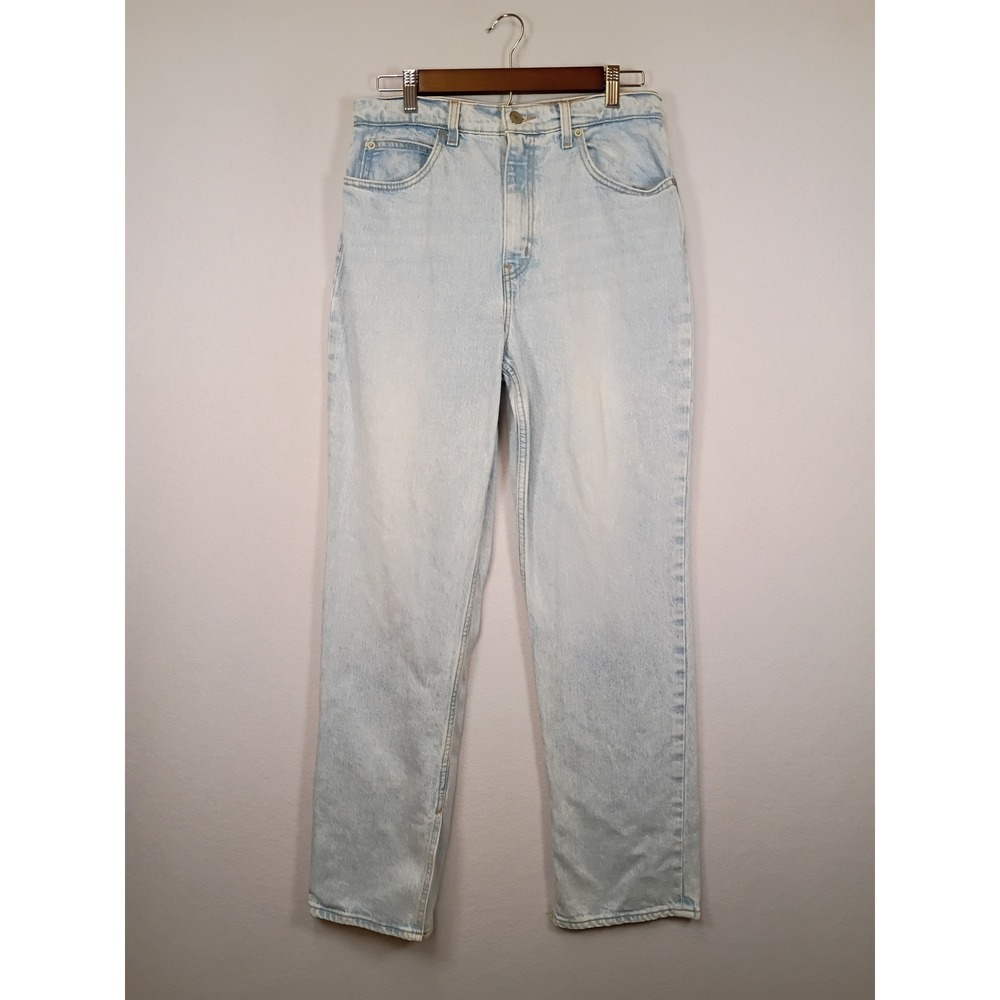 Retro Aesthetic Levi's Premium Women 30 Light Wash 70s High Slim Straight Jeans